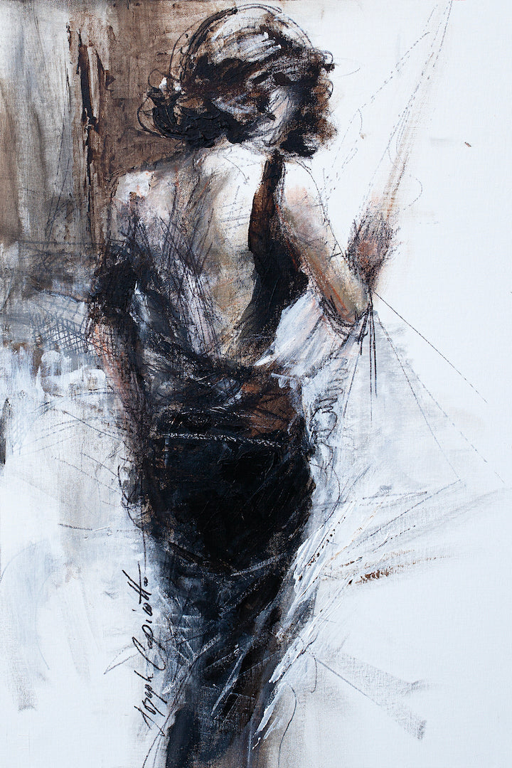 Woman in Black Dress/#28