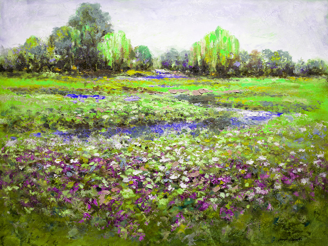 Purple and Gold 2 /#540/B