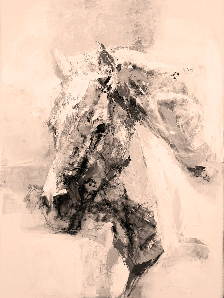Horse Head Abstract Two/#624/F
