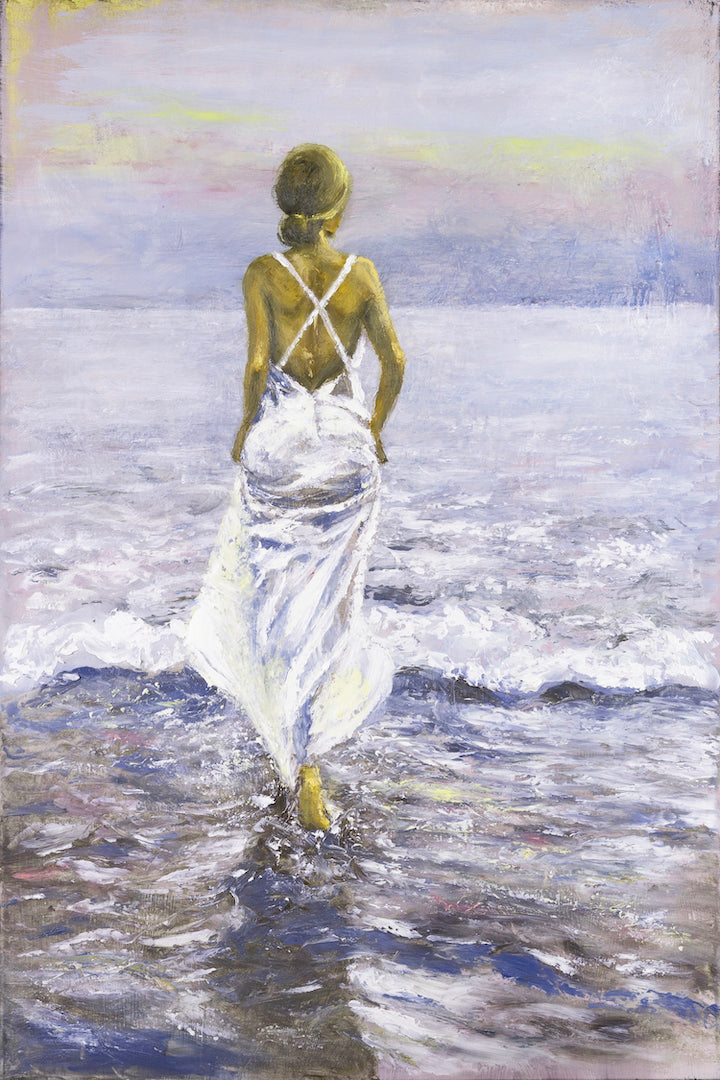 White Satin Woman/#686/A